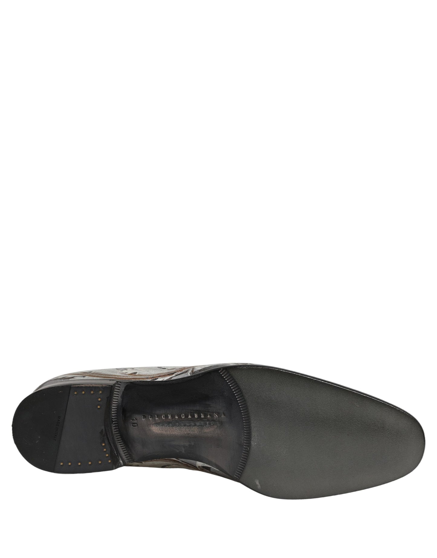 Dolce & Gabbana Multicolor Roman Slip On Dress Loafers Shoes