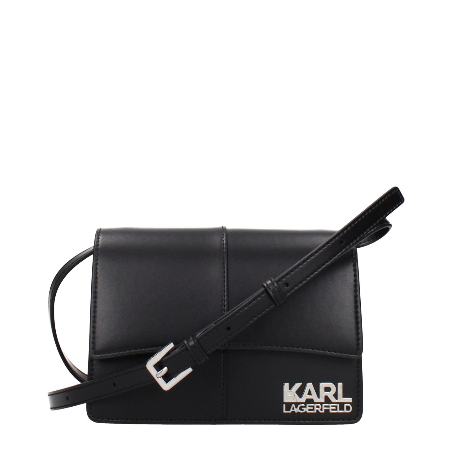 Karl Lagerfeld Black Polyethylene Crossbody Bag