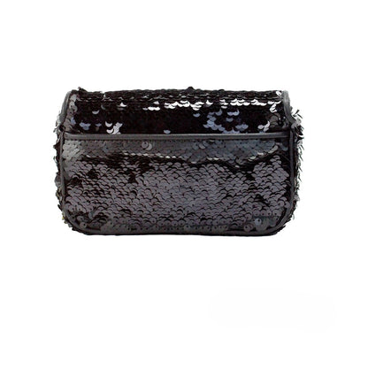 Marc Jacobs The Mini J Marc Shoulder Bag Black Sequined Crossbody Bag