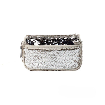 Marc Jacobs The Mini J Marc Shoulder Bag Cream Sequined Crossbody Bag