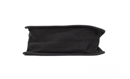 Marc Jacobs Medium Black Canvas Fabric Shoulder Convertible Tote Purse Bag