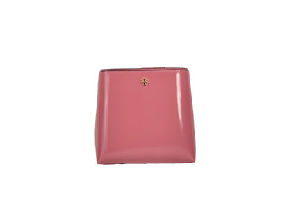 Tory Burch Patent Emerson Small Bucket Bag Purse