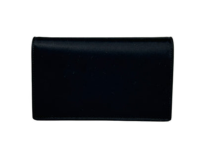 Versace Mini Chain Black Crossbody Wallet Bag