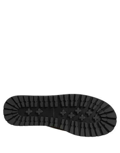 Dolce & Gabbana Black Strass Criss Cross Slide Sandals Shoes