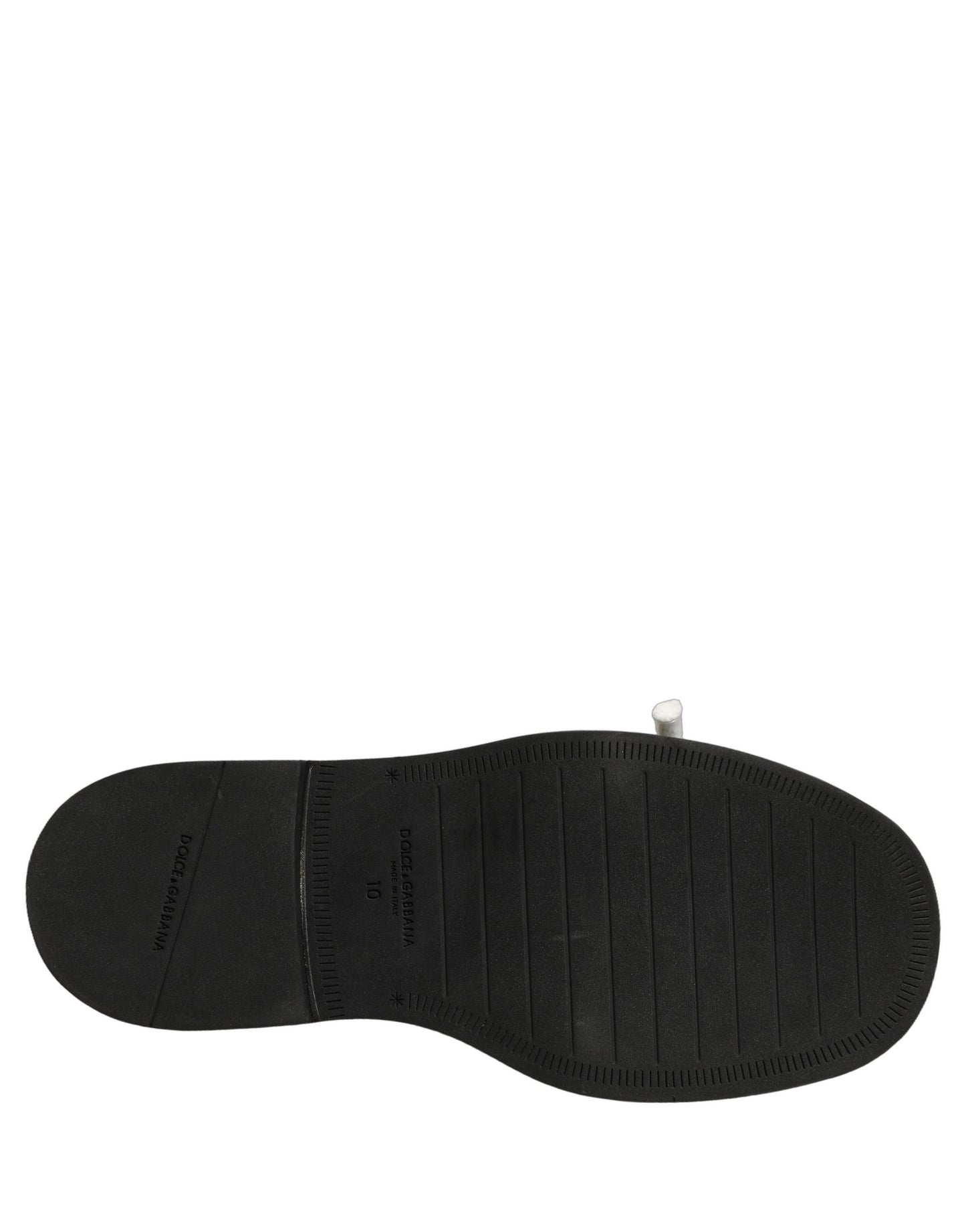 Dolce & Gabbana Brown Leather Slip On Flat Sandals Men Shoes