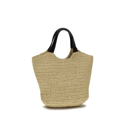 Balmain Beige Viscose Shoulder Bag