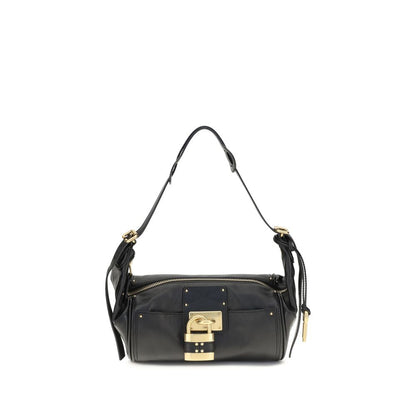 Chloé Black Calf Leather Bos Taurus Shoulder Bag
