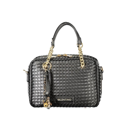 Mario Valentino Black Polyurethane Women's Bag