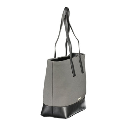 Mario Valentino Nero Poliuretano Women's Shoulder Bag