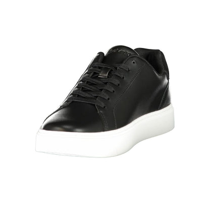 Calvin Klein Black Polyurethane Men's Sneaker