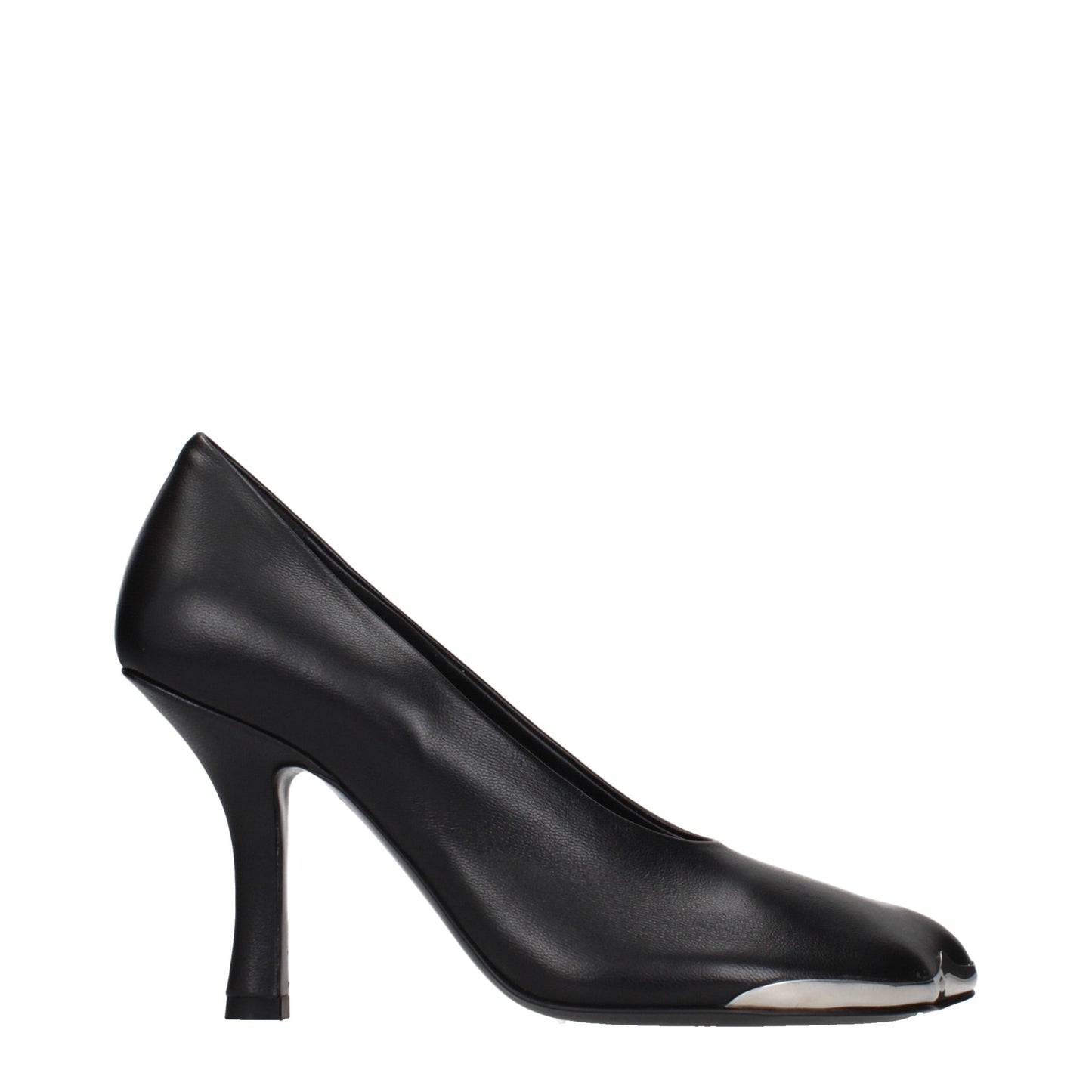 Burberry Black Leather High Heel Pumps