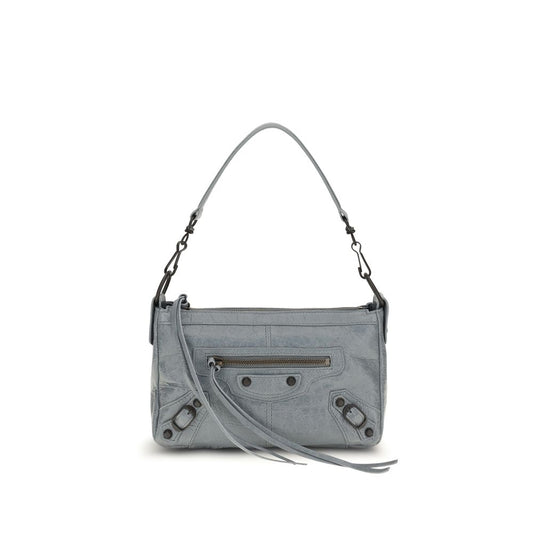 Balenciaga Gray Lamb Ovis Aries Shoulder Bag