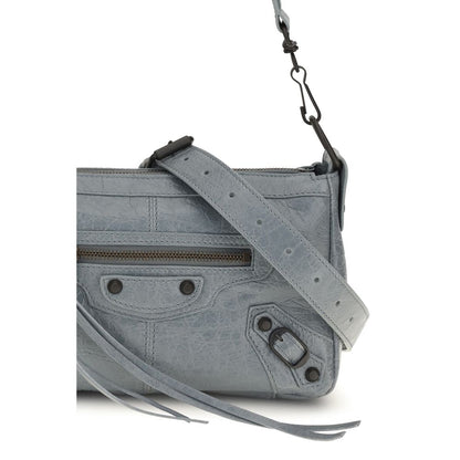 Balenciaga Gray Lamb Ovis Aries Shoulder Bag