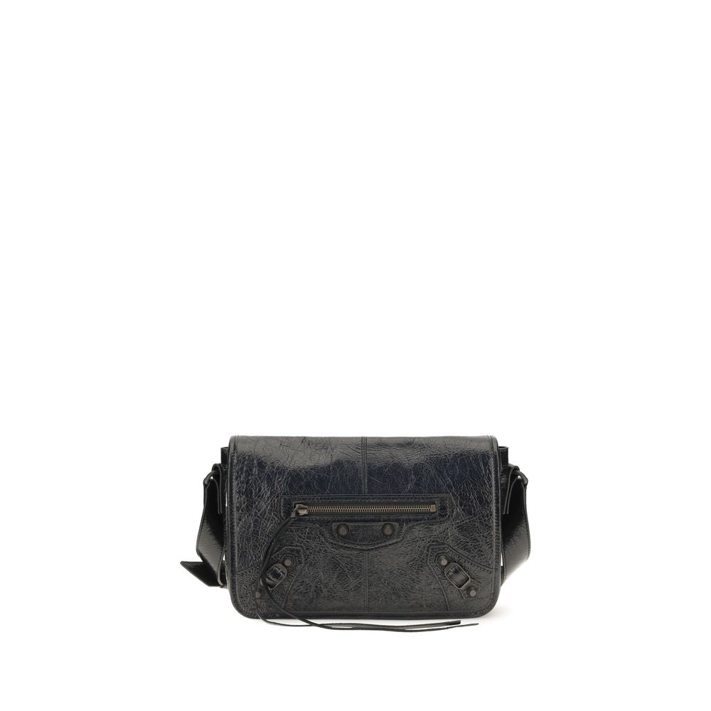 Balenciaga Black Lamb Ovis Aries Shoulder Bag