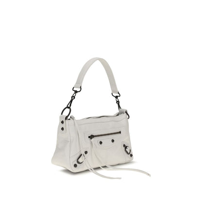 Balenciaga White Lamb Ovis Aries Shoulder Bag