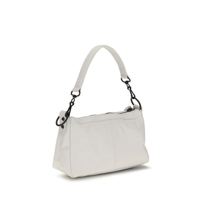 Balenciaga White Lamb Ovis Aries Shoulder Bag