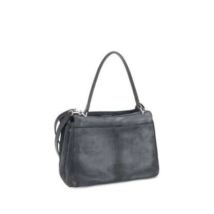 Balenciaga Gray Calf Leather Bos Taurus Handbag