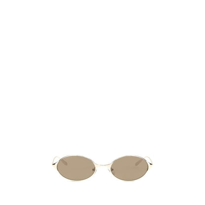 Alexander McQueen Gold Metal Sunglasses