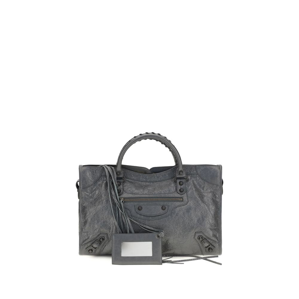 Balenciaga Gray Lamb Ovis Aries Shoulder Bag
