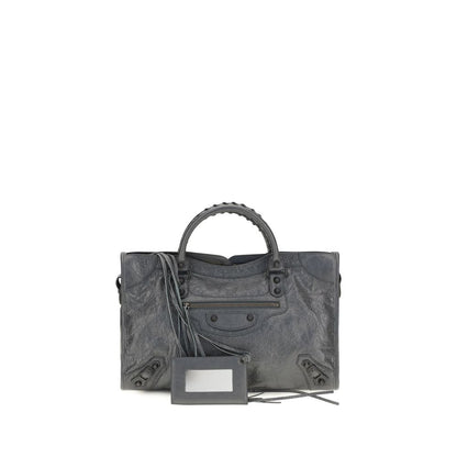 Balenciaga Gray Lamb Ovis Aries Shoulder Bag