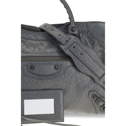 Balenciaga Gray Lamb Ovis Aries Shoulder Bag
