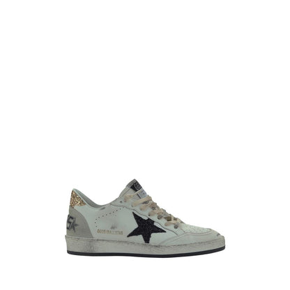 Golden Goose White Goatskin Sneakers