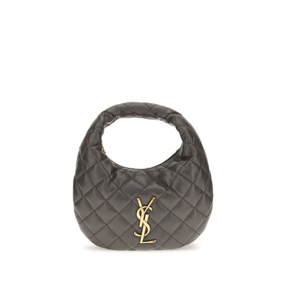 Saint Laurent Gray Lamb Ovis Aries Handbag