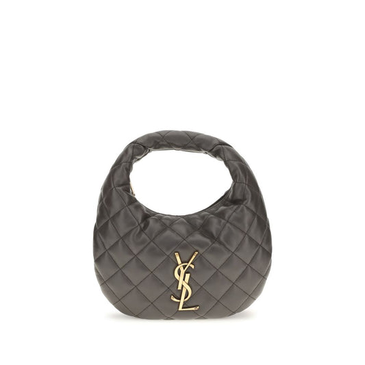 Saint Laurent Gray Lamb Ovis Aries Handbag