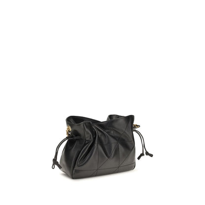 Saint Laurent Black Lamb Ovis Aries Clutch Bag