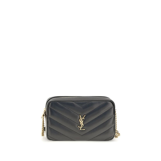 Saint Laurent Black Lamb Ovis Aries Shoulder Bag
