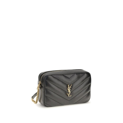 Saint Laurent Black Lamb Ovis Aries Shoulder Bag