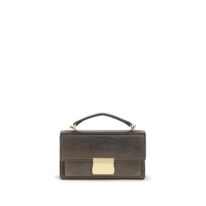 Golden Goose Brown Calf Leather Bos Taurus Handbag