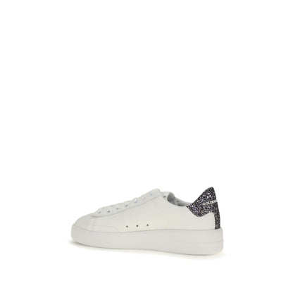 Golden Goose White Calf Leather Bos Taurus Low Top Sneakers