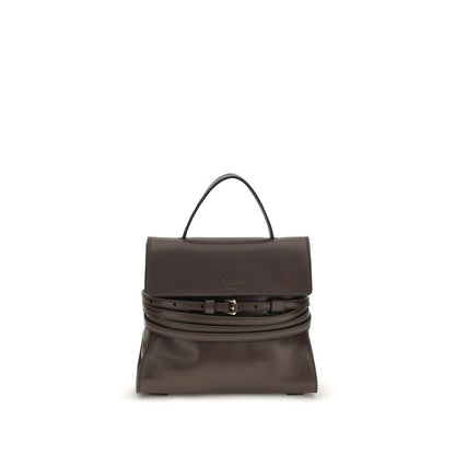 Moschino Brown Goatskin Handbag