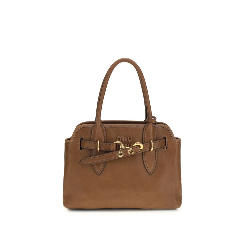 Miu Miu Brown Lamb Ovis Aries Handbag