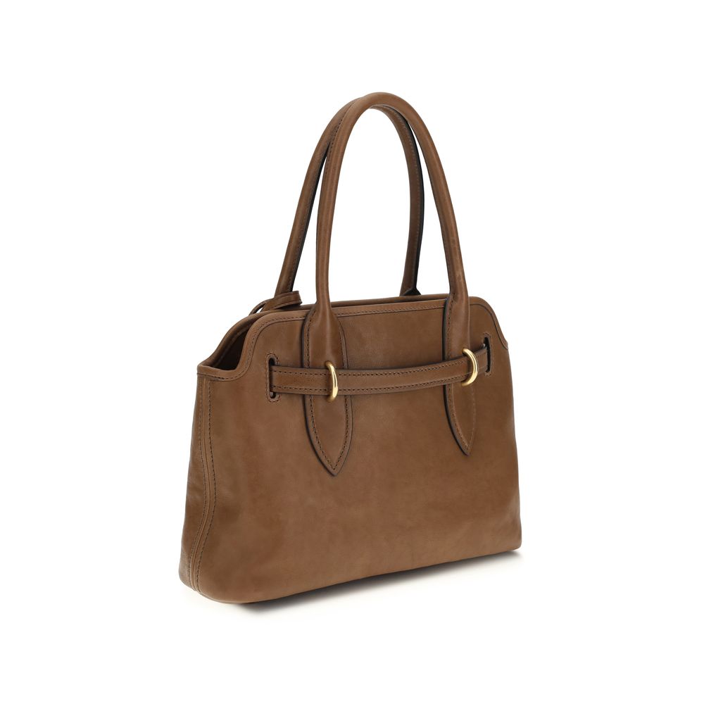 Miu Miu Brown Lamb Ovis Aries Handbag