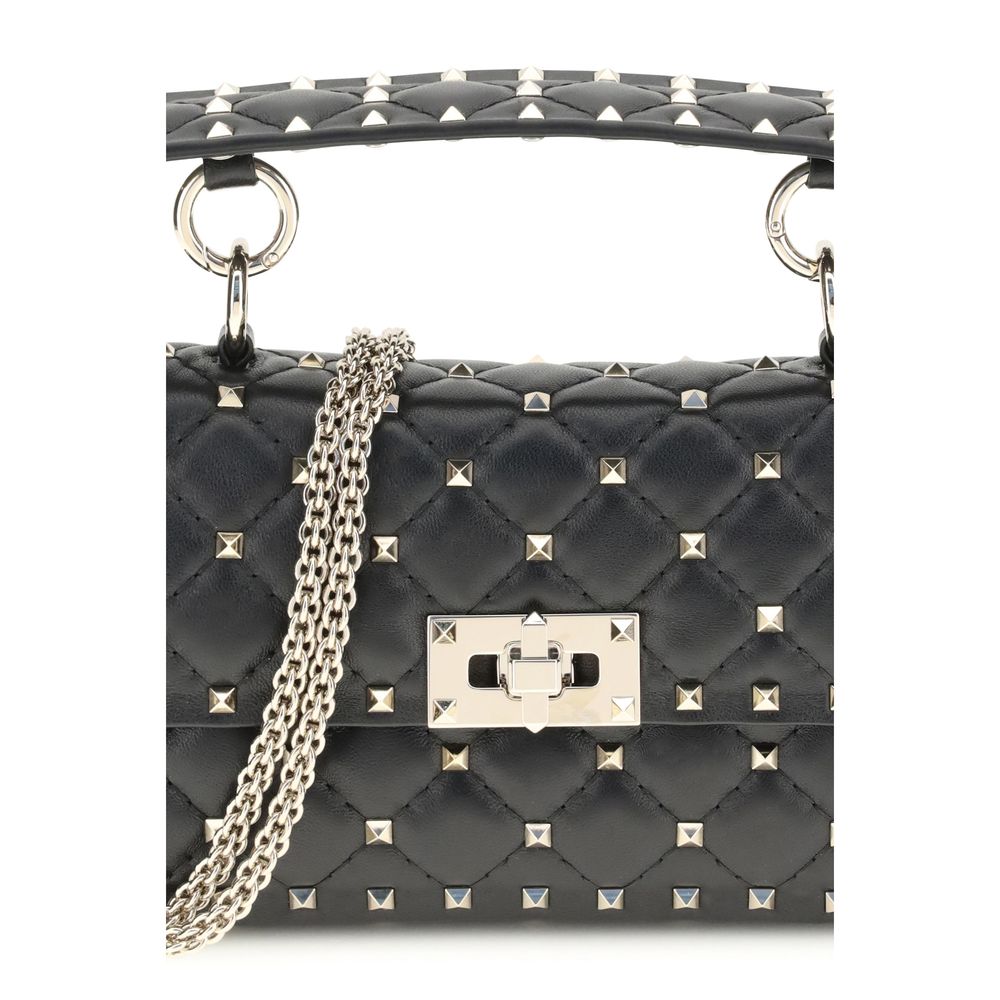 Valentino Garavani Black Lamb Ovis Aries Handbag