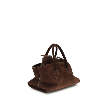 The Attico Brown Calf Leather Bos Taurus Shoulder Bag