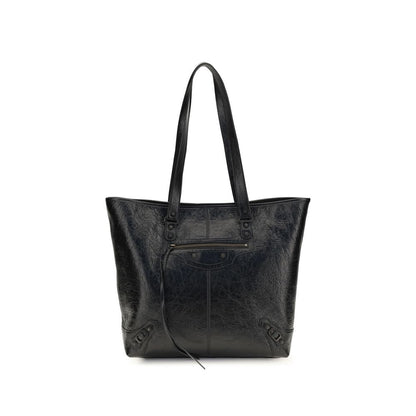 Balenciaga Black Lamb Ovis Aries Shoulder Bag