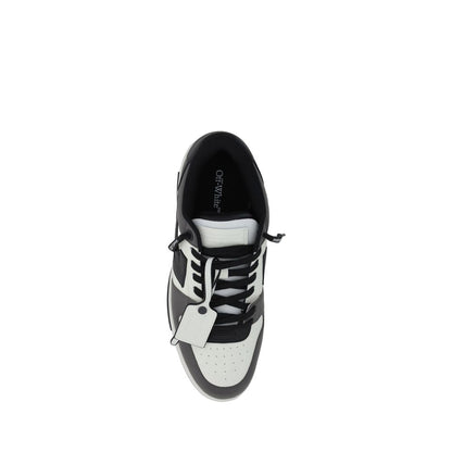 Off-White Multicolor Calf Leather Bos Taurus Athletic Sneakers