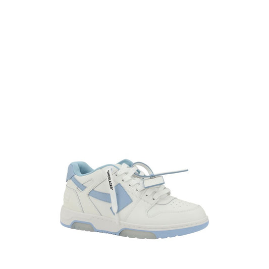Off-White White Calf Leather Bos Taurus Athletic Sneakers