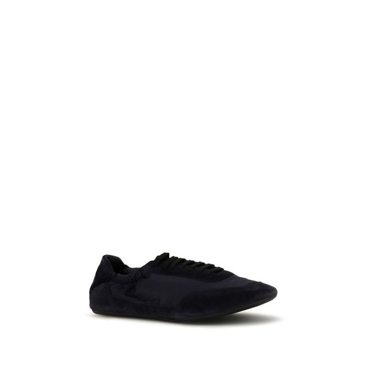 Prada Blue Calf Leather Bos Taurus Athletic Sneakers