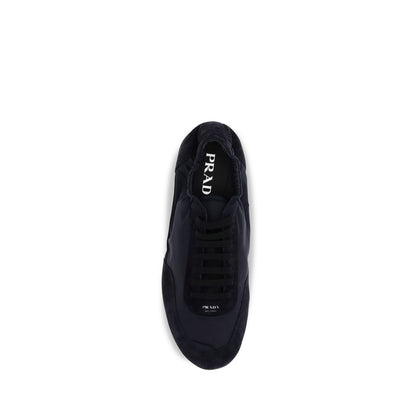 Prada Blue Rubber Athletic Sneakers