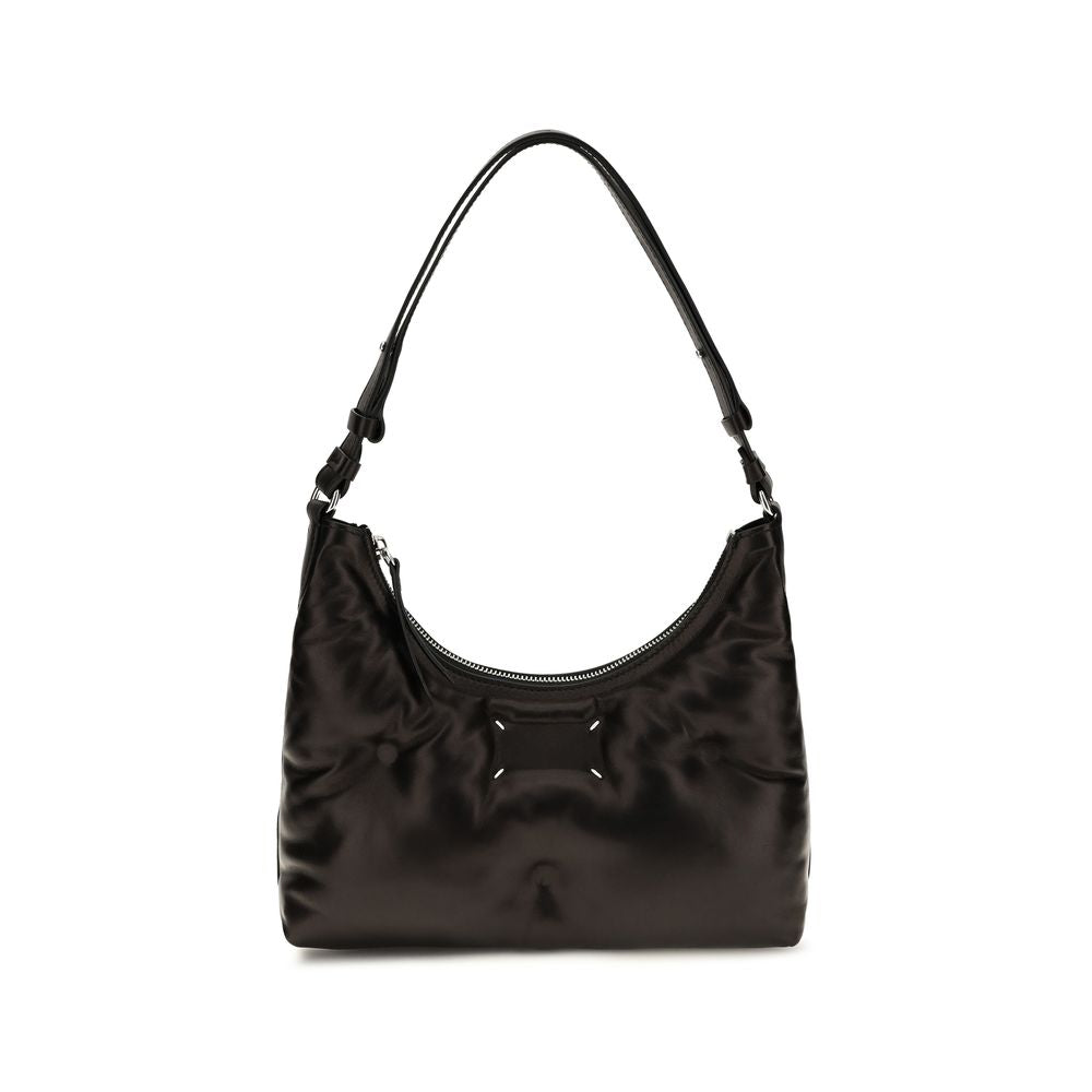 Maison Margiela Black Lamb Ovis Aries Shoulder Bag