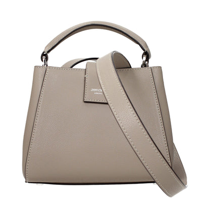 Jimmy Choo Gray Leather Handbag