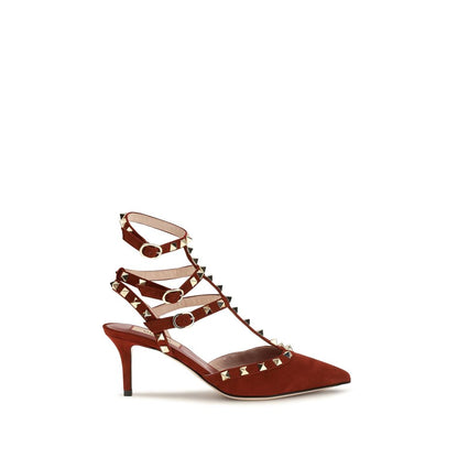 Valentino Garavani Red Goatskin High Heel Pumps