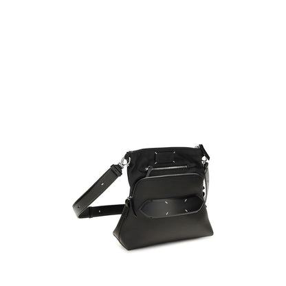 Maison Margiela Black Lamb Ovis Aries Shoulder Bag
