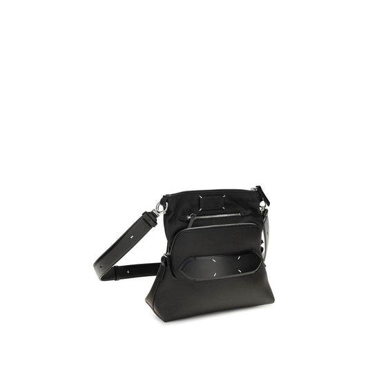 Maison Margiela Black Lamb Ovis Aries Shoulder Bag