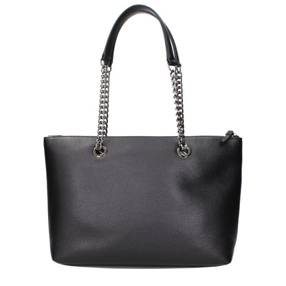 Jimmy Choo Black Leather Shoulder Bag