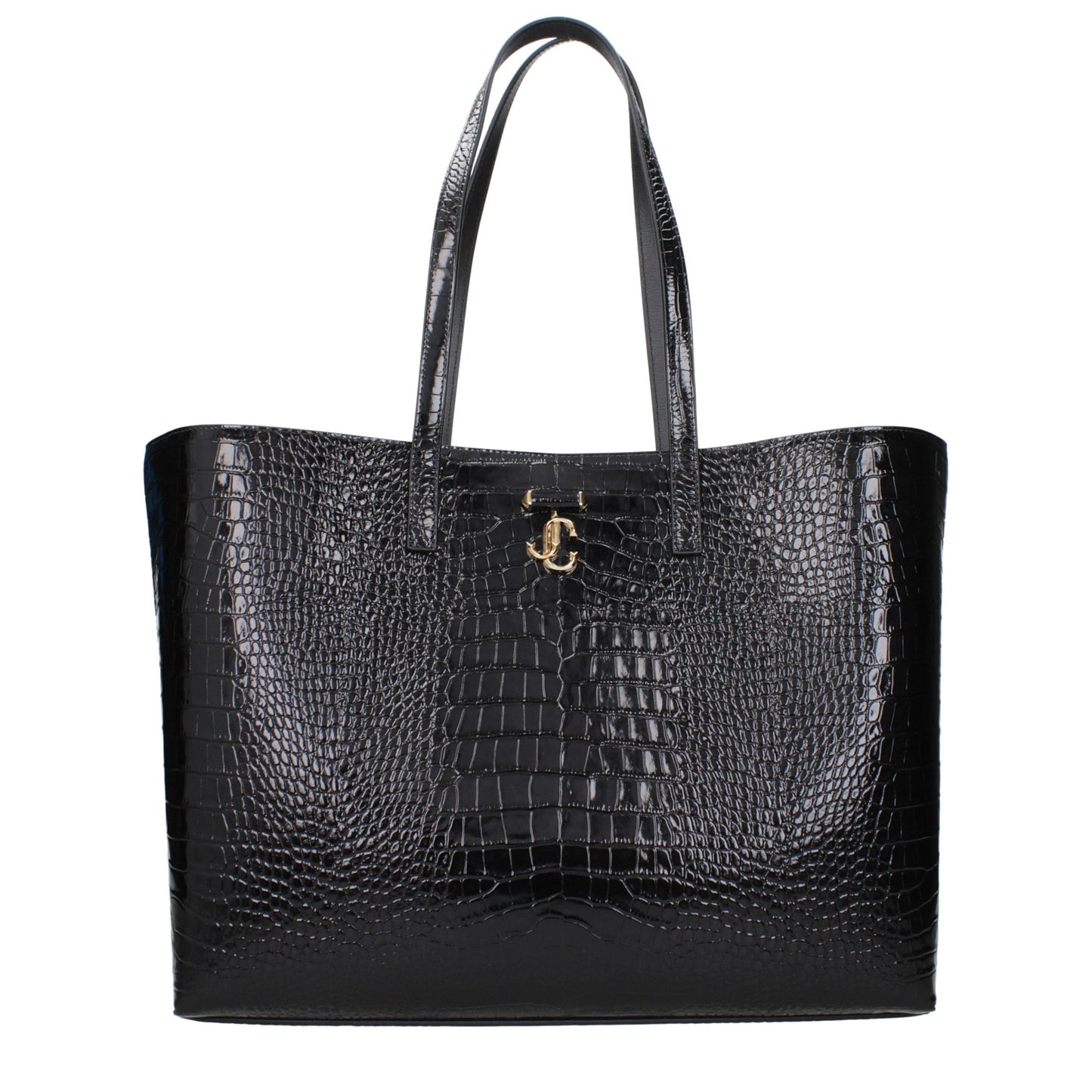 Jimmy Choo Black Leather Shoulder Bag